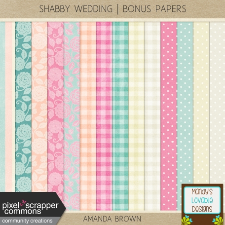 Shabby Wedding - Bonus Papers