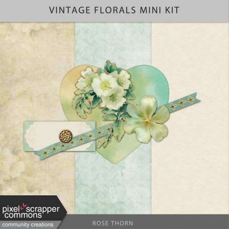 Vintage Florals Mini Kit