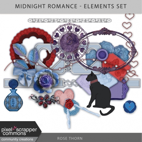 Midnight Romance - Elements Set