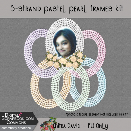 5-Strand Pastel Pearl Frames Kit 