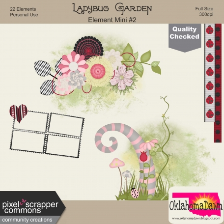 Ladybug Garden - Elements Mini #2