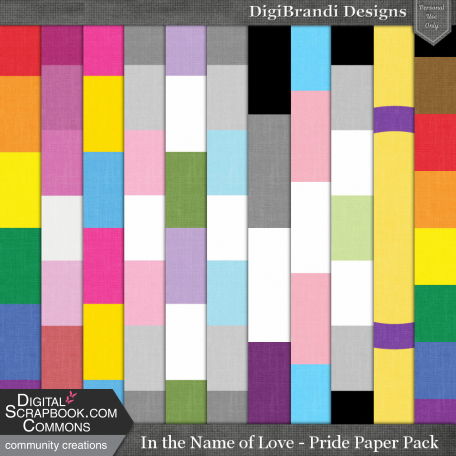 In the Name of Love - Pride Paper Kit