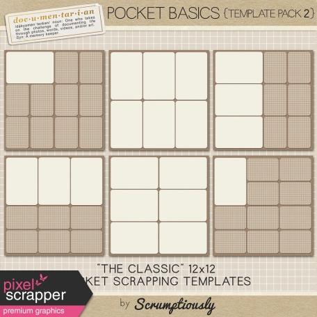 Pocket Basics Pocket Page Templates Pack 2