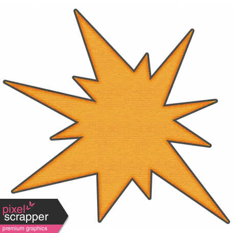 Speed Zone - Orange Bomb Sticker