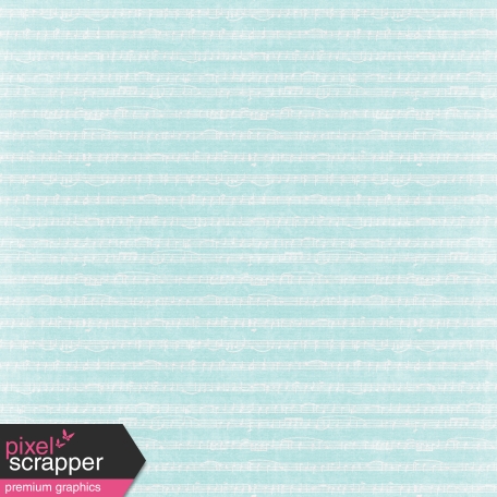 Simple Pleasures - Blue Green Musical Paper