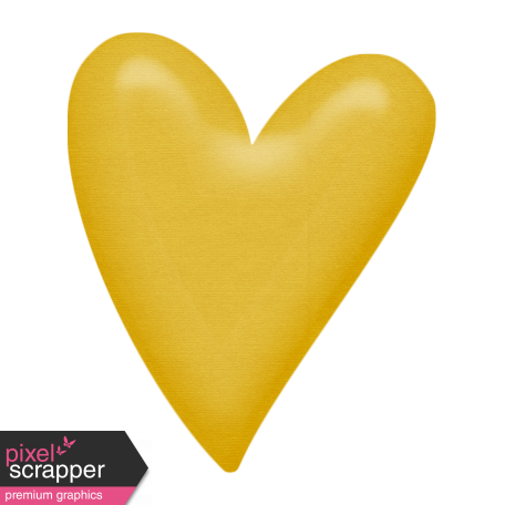 Sweet Valentine Elements Kit - Yellow Heart Brad