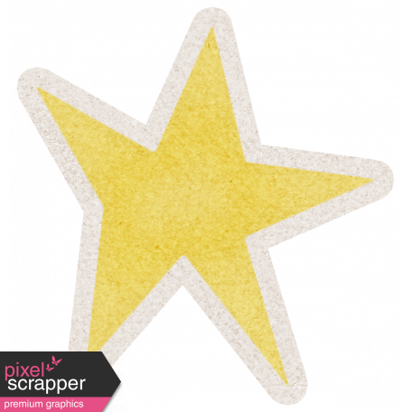 Lil Monster Yellow Star Sticker