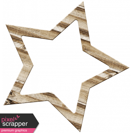 Lil Monster - Wood Star Frame