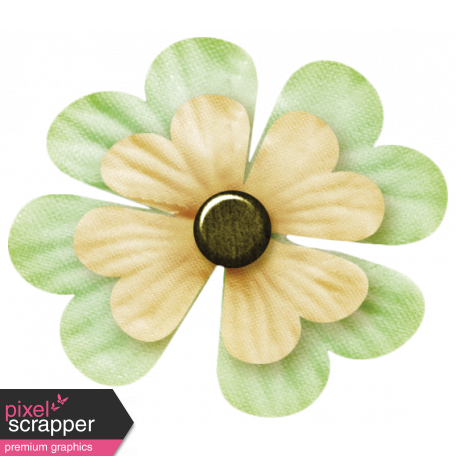 Oh Lucky Day - Light teal & Cream Clover Flower