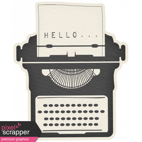 Hello - Paper Typewriter