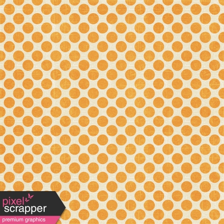 At The Beach - Orange Polkadots Paper