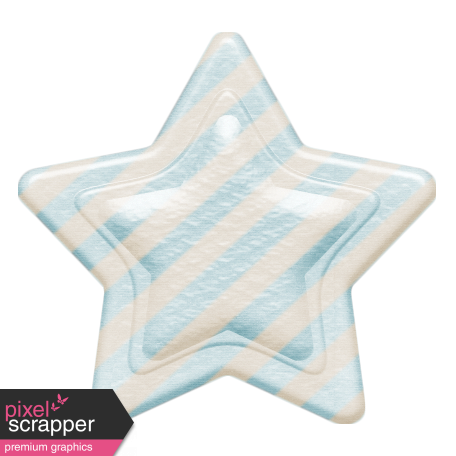 Oh Baby, Baby - Blue Striped Star