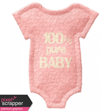 Oh Baby, Baby - Pink Felt Onsie