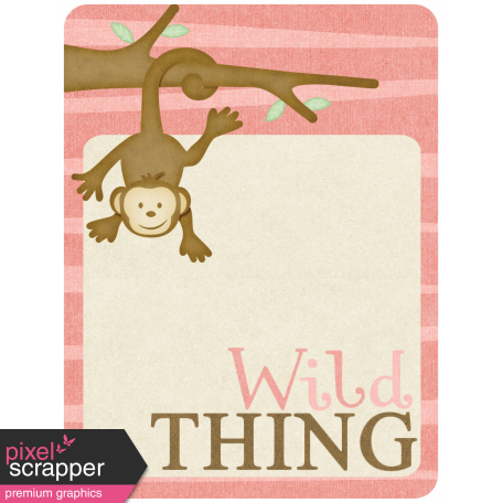 Oh Baby, Baby - Pink Wild Thing Journal Card