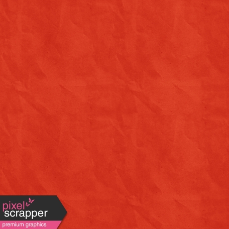 School Fun - Solid Crinkled Paper - Red