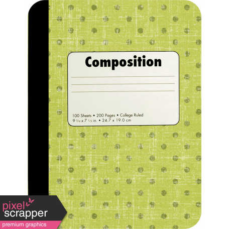 School Fun - Journal Cards - Composition Notebook