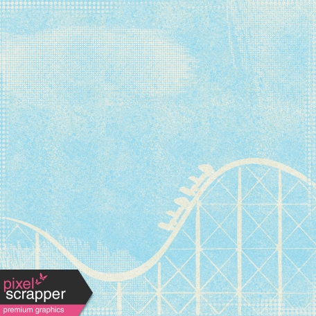 At The Fair - September 2014 Blog Train - Rollercoaster Paper