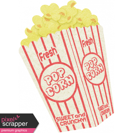 At The Fair - September 2014 Blog Train - Popcorn Sticker