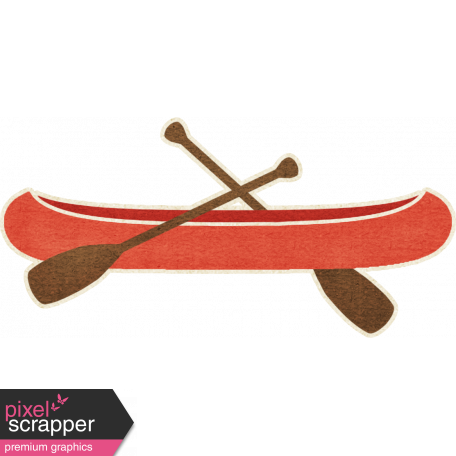 Outdoor Adventures - Canoe Sticker