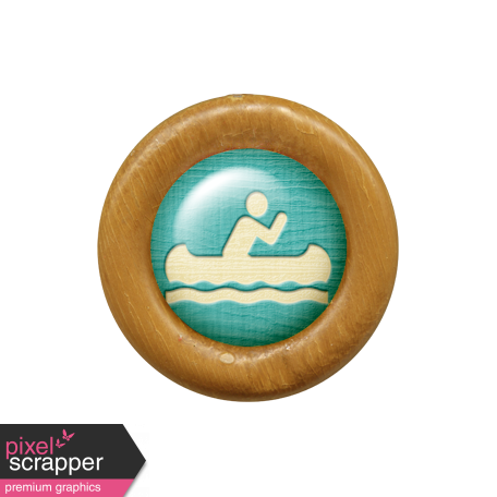 Outdoor Adventures - Wood Flair - Canoeing Icon