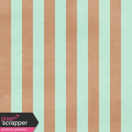 Stripes 79 Paper - Mint & Brown