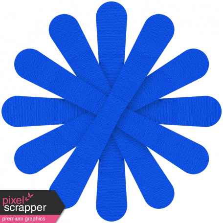 Blue Paper Flower