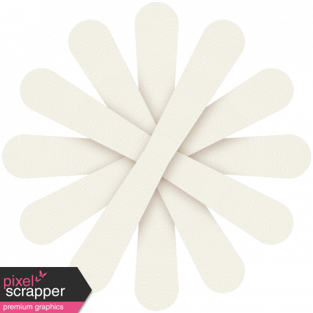 Paper Flower 23 - White
