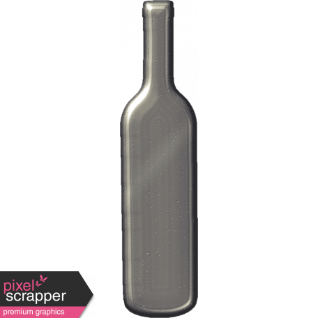 Silver Wine Bottle
