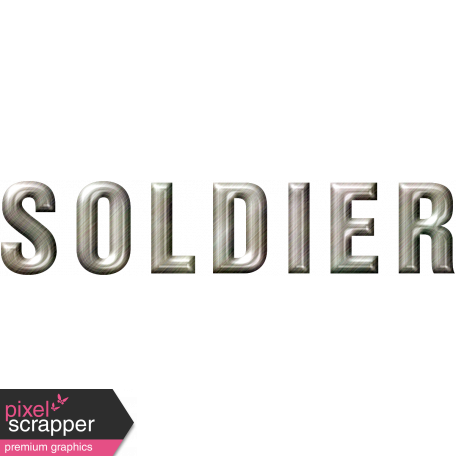 Soldier Word Art