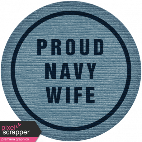 Proud Navy Wife Tag