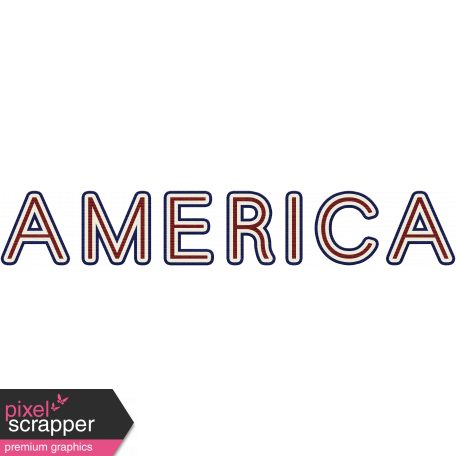 America Word Art