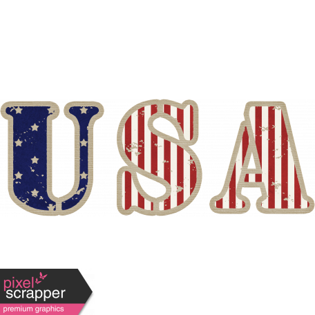 USA Word Art