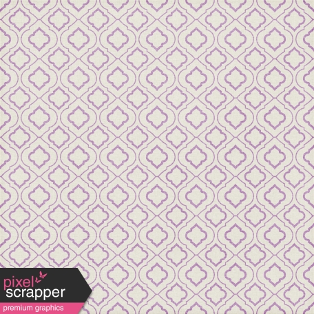 Quatrefoil 08 Paper - Lilac & White