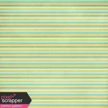 Stripes 51 Paper - Blue Green & Orange