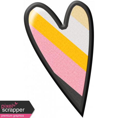 Pencil - Heart Sticker