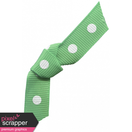 Twilight - Green Polka Dot Bow