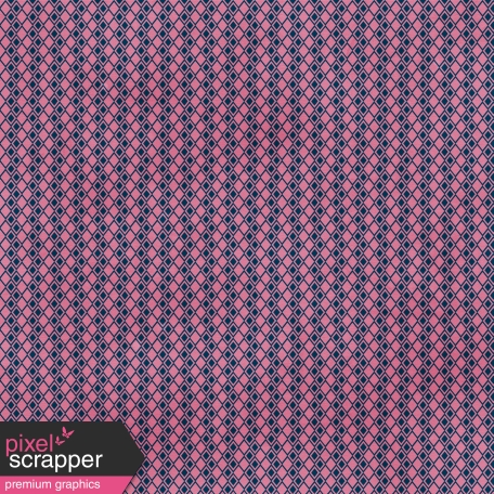 Argyle 11 - Pink & Blue Paper