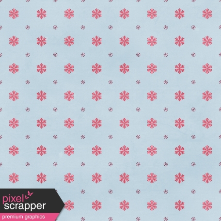 Snowflakes Paper - Blue & Pink