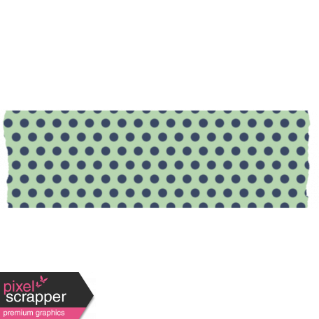 Like This Tape - Green Dots On Green