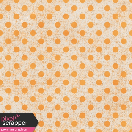 Polka Dots Paper 35 - Orange & White