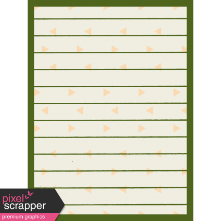 Egypt - Striped Journal Card - Green