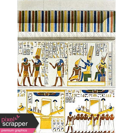 Egypt Hieroglyphs - White Wall