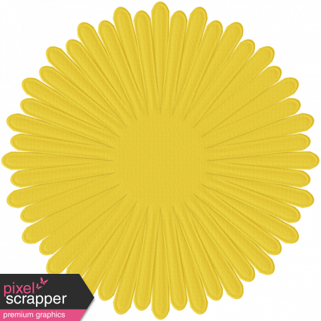 Paper Flower 15 - Yellow