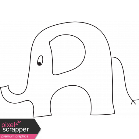 Elephant Illustration - Oh Baby Baby