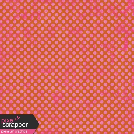 Polka Dots 23 - Orange & Pink