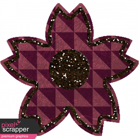 Bedouin Glitter Flower 09