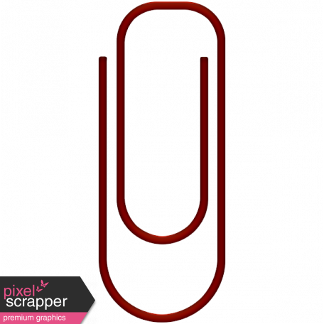 Paper Clip 05 - Red