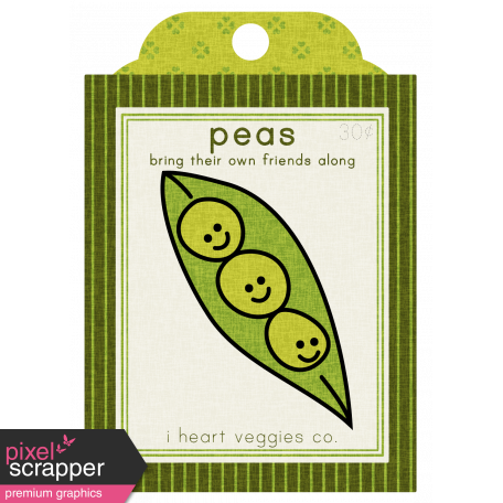 The Veggie Patch Seed Packets - Peas