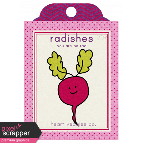 The Veggie Patch Seed Packets - Radishes