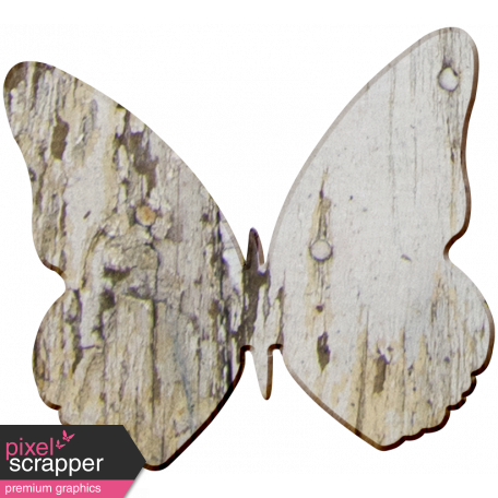 Veggie Patch Wood - Butterfly